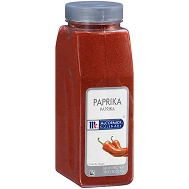 McCormick Culinary Paprika, 18 oz - One 18 Ounce Container of Sweet Paprika Seasoning, Perfect with Chicken, Pork, Beef Marinades and Dressings - Image 1