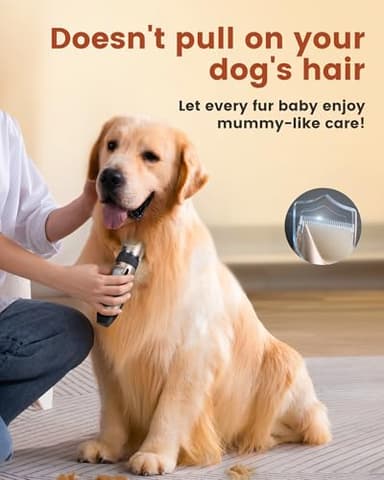 PAPMINI 2 in 1 Dog Grooming Kit, Low Noise Rechargeable Dog Clippers for Grooming, Cordless Dog Grooming Clippers and Dog Paw Trimmer, Dog Shavers for Grooming Small Dogs Cats Animals - Image 2