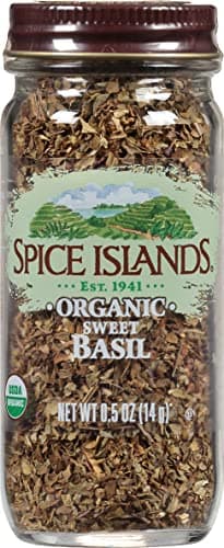 Spice Islands Organic Basil, 0.5 Ounce - Image 1
