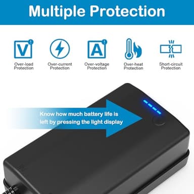 MineCtrl Universal Battery Pack for Reclining Furniture, GreenPower 3300mAh Wireless Rechargeable Battery Pack for Power Recliner, Power Sofa, Sectional, and Lift Chair - Image 6