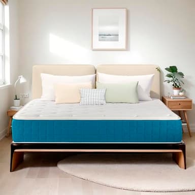 Planet Sleepings 10 Inch Twin Hybrid Mattress for Cool Sleep Gel Memory Foam Medium Firm Feel Zoned Pressure Relief Certified Safe Foams Removable Cover Bed in A Box - Image 8