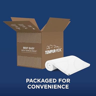 TEMPUR-Adapt 3" Memory Foam Mattress Topper, Twin, White - Image 8