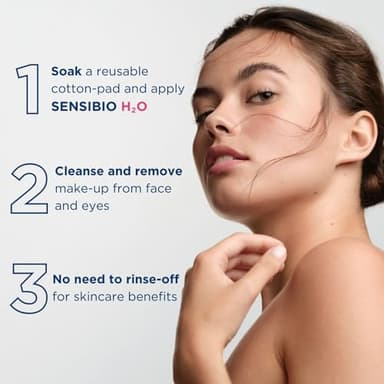 Bioderma Sensibio H2O Micellar Water Limited Edition, Makeup Remover Cleanser, Gentle for Skin, Fragrance-Free & Alcohol-Free, Gentle Face Cleanser for Sensitive Skin, 16.9 Fl Oz - Image 4