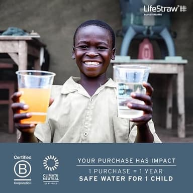 LifeStraw Peak Series Personal Water Filter for Hiking, Camping, Travel, and Emergency Preparedness, 1 Pack, Mountain Blue - Image 6