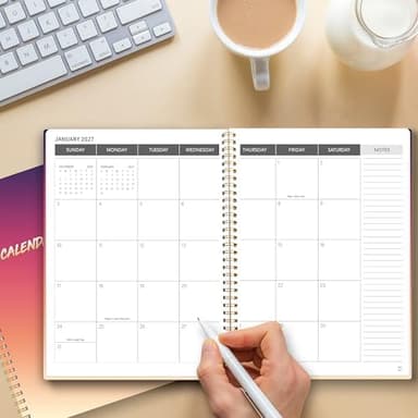Monthly Planner 2025-2027, 2025 Calendar 36 Months, January 2025 - December 2027, 8.5" x 11", 3 Years Academic Planner Hard PVC Cover with Spiral Bound, Perfect for School & Office for Women & Men - Image 5