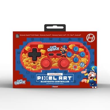 Hyperkin Limited Edition Pixel Art Wireless Bluetooth Controller - Officialy Licensed - Cap'n Crunch Controller For Nintendo Switch 2 / Switch/Oled, PC, Mac, Android, iOS - Image 6