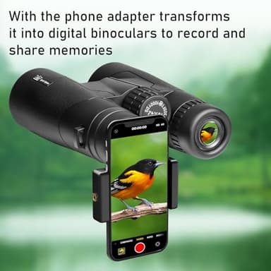 TRV High Power 10x42 Binoculars for Adults with Bak7 Prism & BMC Coating - Binoculars for Birdwatching, Hiking, Concerts - Image 3