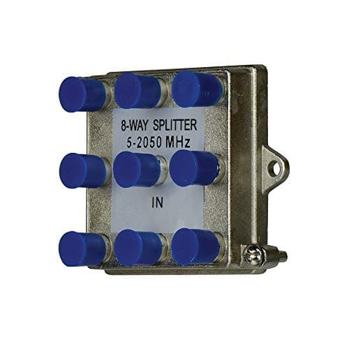 On-Q VM0208 Vertical Coax Splitter, 1X8, 2GHz