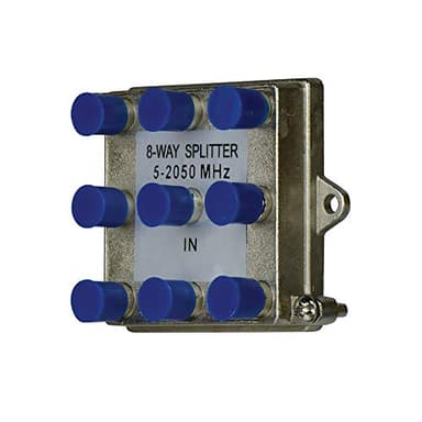 On-Q VM0208 Vertical Coax Splitter, 1X8, 2GHz