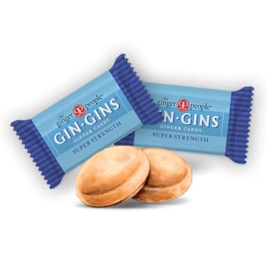 GIN GINS Super Strength – 100% Natural Candy by The Ginger People – Individually Wrapped Healthy Treats - Made with the Fresh Rhizome – Super Strength Flavor – 3oz Bag – Pack of 1 - Image 3