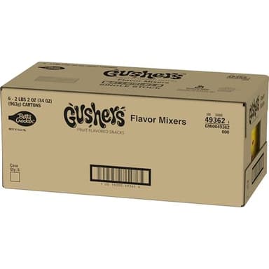 Gushers Flavor Mixers Fruit Snacks, Variety Snack Pack, Gluten-Free, 8 Pouches, 4.25 oz Each (Pack of 6) - Image 5