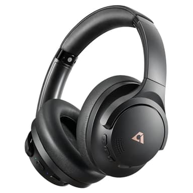 1Mii Y8+ Noise Cancelling Headphones Bluetooth, Wireless LDAC Hi-Res Audio, Custom EQ via App, 75H Playtime, Comfort Fit, Over Ear Headphones Foldable for Airplane Travel Home Office Black - Image 1