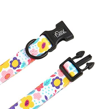 Dog Collar Adjustable Summer Flower Dog Collars with Safety Buckle Soft Comfortable Pet Collar for Small Medium Large Dogs - Image 8