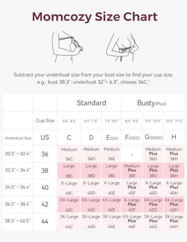 Momcozy Mesh Support Pumping Bra Hands Free Suitable for 36C-44G, HF018 Comfortable Plus Size Pumping and Nursing Bra in One Black - Image 6