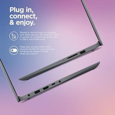Lenovo IdeaPad 14" Laptop Computer 2025, 12GB RAM, 884GB Storage (256GB SSD +128GB eMMC +500GB Ext), Intel Core Processor, UHD Graphics, Long Battery WiFi-6, MarxsolAccessory, 1-Yr Office 365, Win 11 - Image 7