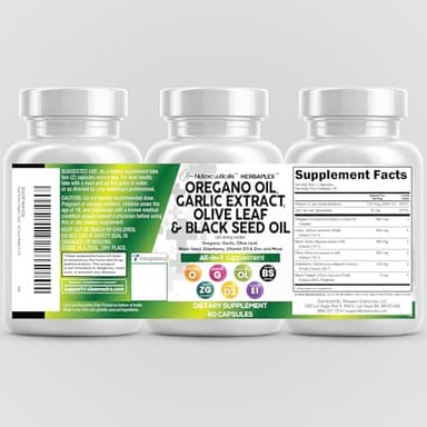 Clean Nutra Oregano Oil with Black Seed Oil Garlic Olive Leaf Extract - Oil of Oregano Capsules Immune Support Carvacrol & Thymoquinone Supplement for Women and Men + Elderberry Vitamin D3 & Zinc - Image 8