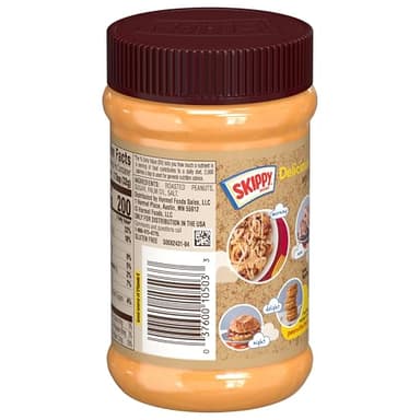 SKIPPY Natural Peanut Butter Spread, Creamy, 7 g protein per serving, 15 oz. (12 Pack) - Image 4