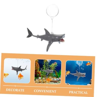 TOGEVAL 1Set Floating Decoration for Fish Tanks Rope Aesthetic Aquarium Ornament PVC Animal Figurine for Fish Tank Landscaping - Image 6