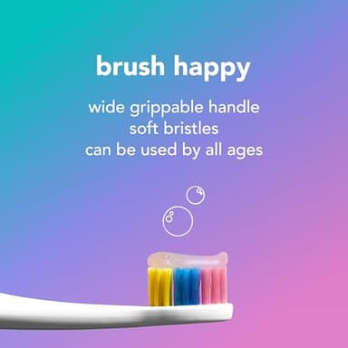 hello Soft Kids Toothbrushes, Unicorn Toothbrush Pack with Wide Handles, Made for Kids of All Ages, BPA-Free, Super Soft Bristles, Gentle on Gums, Tough on Pesky Plaque, 6 Pack - Image 2