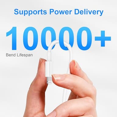 2PACK for iPhone Charger 6FT,Lightning Charging Cable,for Apple Certified Cord for iPhone 14/13/12/11 Pro/X/Xs Max/XR/8 Plus/7/6s/SE/5c/5s,for iPad Air/Mini USB Charge 6Foot - Image 5