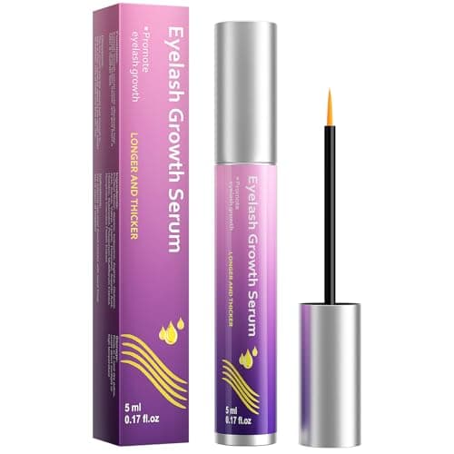 Lash Serum for Eyelash Growth:Natural & Vegan Eyelash Growth Serum for Longer, Thicker, Fuller Lashes Nourishing & Conditioning Formula - Safe for Sensitive Eyes - 5ml - Image 1