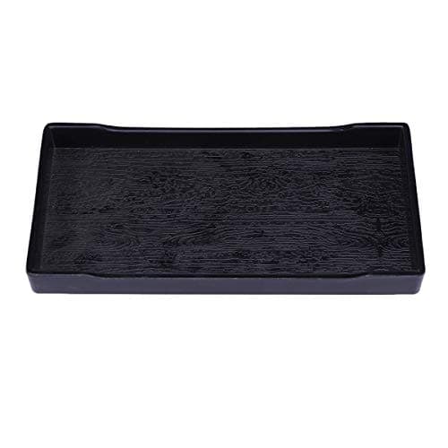 POPETPOP Reptile Water Dish : Plastic Reptile Water Bowl Bearded Dragon Food Bowl Food Dish Feeding for Turtles Lizards Snakes, 8.07x4.13x0.78inch - Image 1