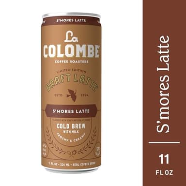 La Colombe Coffee, S'mores Latte, Cold Brew Draft Latte, 11 fl oz Cans (Pack of 12) - Image 5