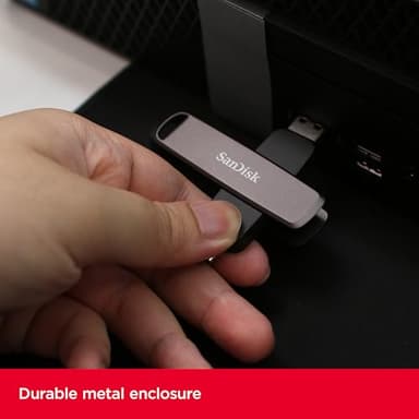 SanDisk 2TB Extreme PRO Dual Drive USB - Up to 1,000MB/s, USB Type-C, and USB Type-A, High-Performance Flash Drive - SDDDE1-2T00-G46 - Image 5