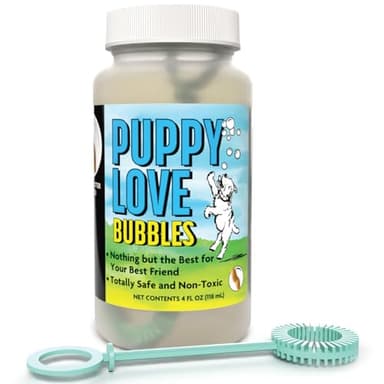 Puppy Love Bubbles, Peanut Butter Scented Bubbles 4oz. Bottle-2 Pack in Peanut Butter Flavor for Dogs - Image 5