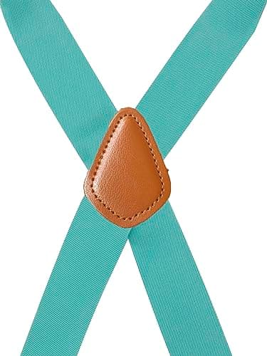 Cedrainy Adjustable Elastic Suspenders for Men's and Women's with X Back Suspenders for Casual & Formal - Image 4