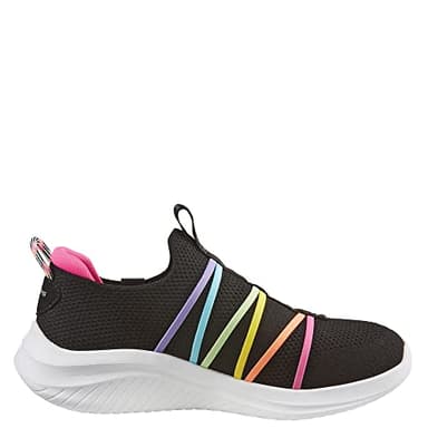 Skechers Unisex-child Ultra Flex 3.0, Black/Multi, 4.5 Big Kid - Image 5