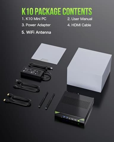 Mini PC Workstation,13900HK(14C/20T) up to 5.4GHz, Mini Computer 32GB DDR5 RAM 1TB SSD, 8X USB Ports/COM/HDMI/DP Office Business - Image 3