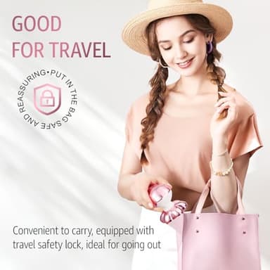 SHPAVVER Electric Razors for Women Legs: Rechargeable Body Shaver - Waterproof Wet Dry Hair Remover - Trimmer for Lady Face Underarms (Pink) - Image 6