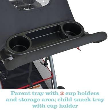Disney Baby Mickey Mouse Simple Fold LX Travel System, Lift to fold compactly in Less Than a Second for Easy Storage; self-Standing When Folded, Mickey Blogger - Image 4