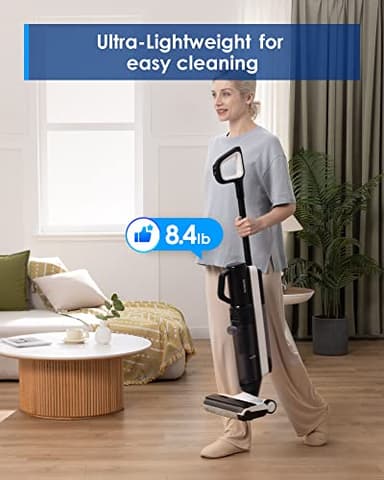 Tineco Smart Wet Dry Vacuum Cleaners, Floor Cleaner Mop 2-in-1 Cordless Vacuum for Multi-Surface, Lightweight and Handheld, Floor ONE S5 Combo - Image 7
