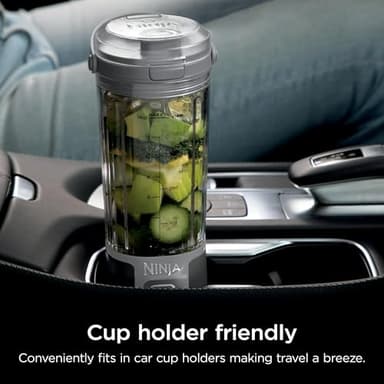 Ninja Blast 16 oz. Personal Portable Blender with Leak Proof Lid and Easy Sip Spout, Perfect for Smoothies, Cordless, USB-C Rechargeable, Dishwasher Safe Parts (Renewed) (Black) - Image 9