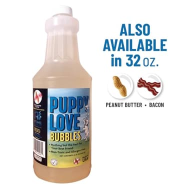 Puppy Love Bubbles, Peanut Butter Scented Bubbles 4oz. Bottle-2 Pack in Peanut Butter Flavor for Dogs - Image 10