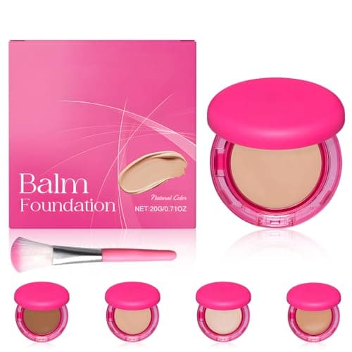 Peptide Bouncees Foundation, Balm Foundation, Hydrating, Age-Defying Makeup for Mature Skin, Natural, Medium Buildable Coverage, All Skin Types - Image 1