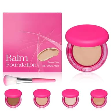 Peptide Bouncees Foundation, Balm Foundation, Hydrating, Age-Defying Makeup for Mature Skin, Natural, Medium Buildable Coverage, All Skin Types - Image 1