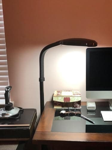 Brightech Litespan - Bright LED Floor Reading Lamp for Over Chair Crafts and Reading, Estheticians' Light for Lash Extensions, Adjustable Standing Lamp for Living Room, Bedroom, Office - Jet Black - Image 6