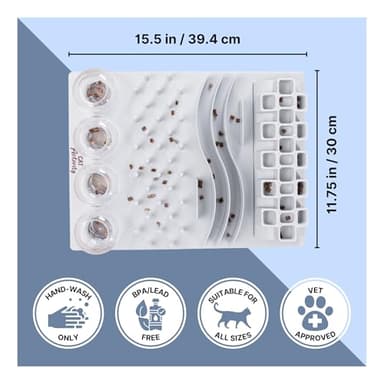 TRIXIE Fun Board Strategy Game for Cats, Puzzle Toy, Treat Dispenser, Interactive Play, Mental Stimulation - Image 4