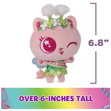 Gabby’s Dollhouse, Celebration Series 6-Inch Tall Kitty Fairy Plushies, Stuffed Animal Kids Toys for Girls & Boys Ages 3 and Up - Image 3