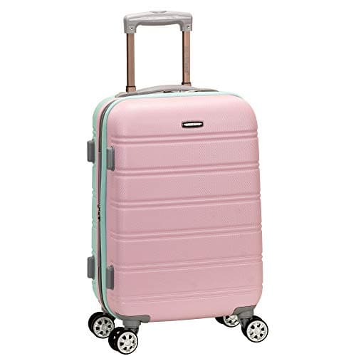 Rockland Melbourne Hardside Expandable Spinner Wheel Luggage, Mint, Carry-On 20-Inch - Image 1