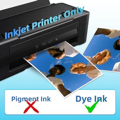 Uinkit 100 Sheets Inkjet Photo Paper Glossy 8.5x11 48lb 180Gsm Professional Photographic Paper Letter Size 8.5Mil Instant Dry Suitable for All Ink Printers - Image 7