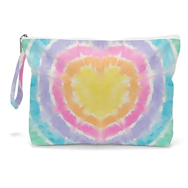 Fokongna Travel Makeup Bag - Zipper Pouch for Women, Sister, Friends - Beach, Pool, Yoga, Gym Clothes, Diapers - Ocean, Sea, Shells, Starfish - Image 1