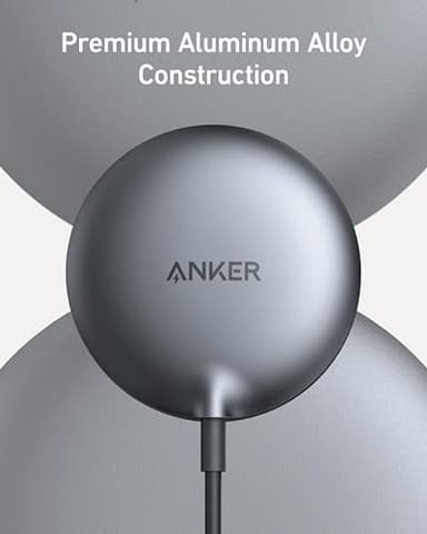 Anker MagSafe Charger Pad, MagGo iPhone 16 Wireless Charging Pad, Qi2 Certified 15W Wireless Charger, Compatible with iPhone 16/16 Plus/16 Pro/16 Pro Max/15/14/13/12 Series (Adapter Not Included) - Image 3