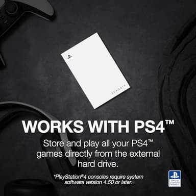 Seagate Game Drive for PlayStation® Consoles 2 TB External Hard Drive - USB 3.2 Gen 1, Officially-Licensed (STLV2000101) - Image 9