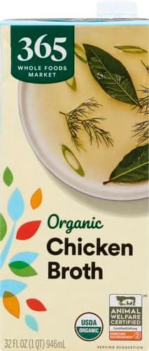 365 by Whole Foods Market, Organic Chicken Broth, 32 Fl Oz - Image 3