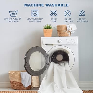 Waterproof King Size Mattress Protector, Mattress Pad Fitted 6"-18" Deep Pocket, 3D Air Fabric Bed Mattress Cover Noiseless Washable for Bedroom, Hotel - Image 6