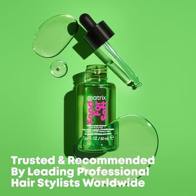 MATRIX Food For Soft Hair Serum Oil For Dry, Brittle and All Hair Types - Softens, Smooths and Adds Shine With Heat Protection, Repairing Leave In With Avocado Oil, 1.7 Fl Oz - Image 10